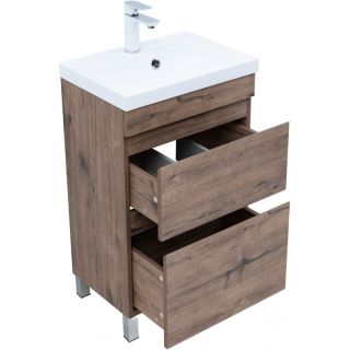 Тумба под раковину Aquanet Нота New 344136 50 см дуб веллингтон табак