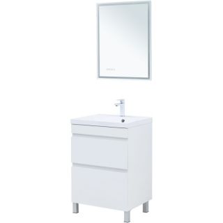 Тумба под раковину Aquanet Нота New 344141 60 см белый глянец