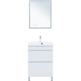 Тумба под раковину Aquanet Нота New 344141 60 см белый глянец