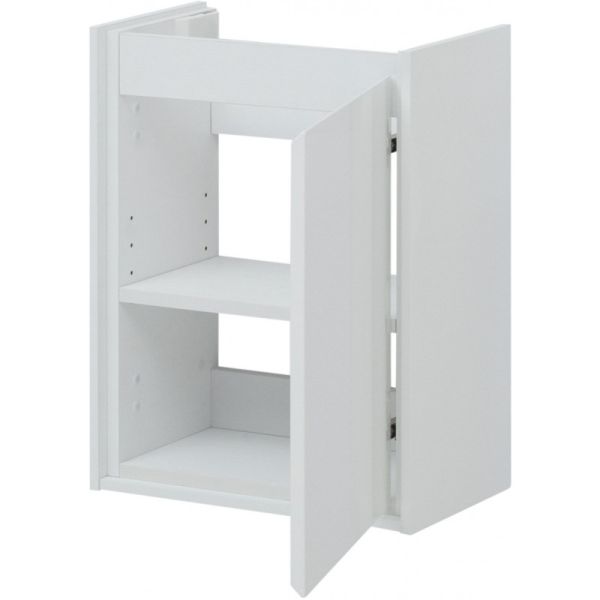 Тумба под раковину Aquanet Милан 339962 45 см белый  глянец