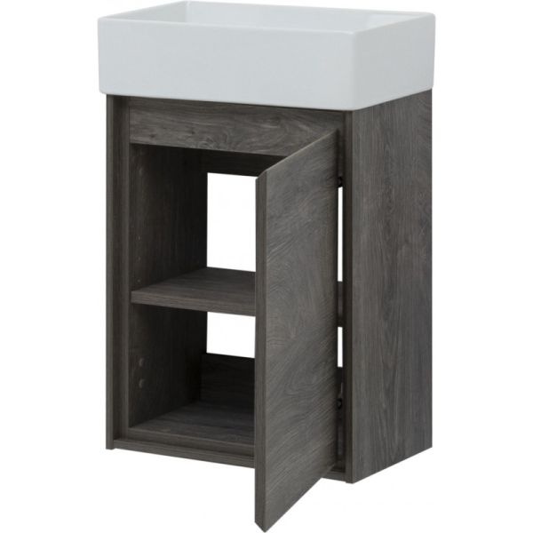 Тумба под раковину Aquanet Милан 339964 45 см дуб рошелье