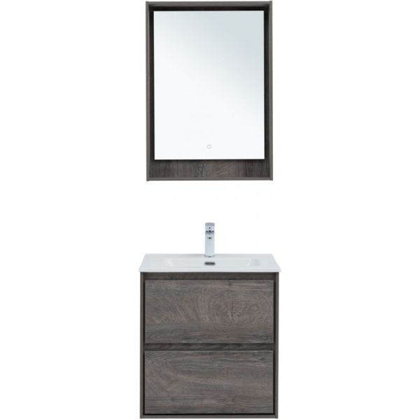 Тумба под раковину Aquanet Милан 336372 60 см дуб рошелье