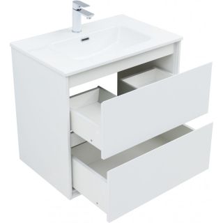 Тумба под раковину Aquanet Милан 336368 70 см белый глянец