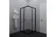 Душевой уголок Triton Вента Щ0000053382 100x100 см профиль чёрный стекло прозрачное