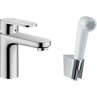 Смеситель Hansgrohe Vernis Blend 71215000 для раковины с гигиеническим душем