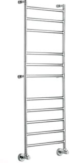 Полотенцесушитель водяной Margaroli Sereno 484/11/S Black Mat 140x39 см чёрный матовый