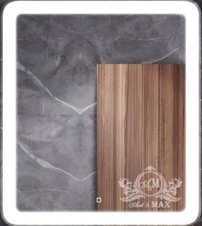 Зеркало с подсветкой Art&Max Latina 75x80см AM-Lat-750-800-DS-F