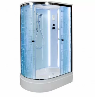 Душевая кабина Deto ЕМ2712 R LED 120х80х220 см