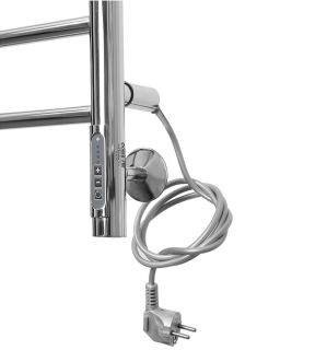 Полотенцесушитель электрический Domoterm Орфей DMT П6 400x600 EK R хром