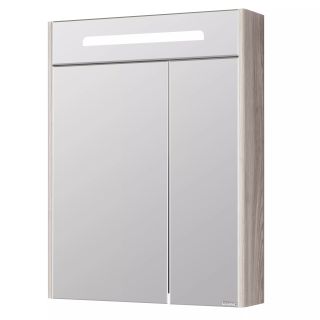 Зеркальный шкаф Акватон Сильва 60см дуб фьорд 1A216202SIW60