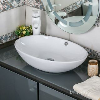 Накладная раковина Melana 7686-805 63см белый