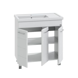 Напольная тумба под раковину Санта Омега 207051 80 см белый