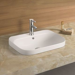 Раковина полувстраиваемая Art&Max 60см белый AM-7976