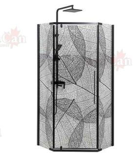 Душевой уголок AvaCan PB 90x90 см чёрный