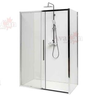 Душевой уголок AvaCan FС 120-140 + SС 90 хром