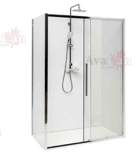 Душевой уголок AvaCan FС 120-140 + SС 90 хром