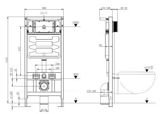 Инсталляция для унитаза Allen Brau Pneumatic Pro 9.11101.20