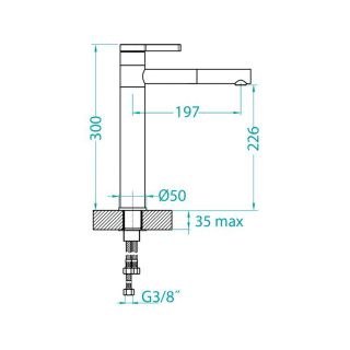 Смеситель для кухни Alveus Zina 1129061 черный