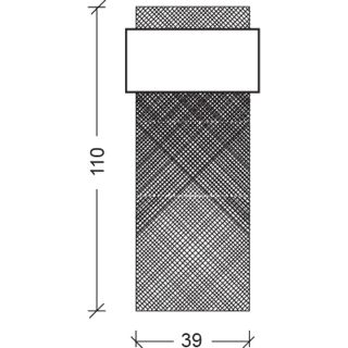Декоративная ручка для мебели Armadi Art Glaze золото 823-G