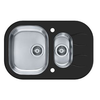 Кухонная мойка Alveus 1102730 Wave 30 черная 76x50