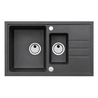 Кухонная мойка Alveus 1117055 Intermezzo 70 Granital Carbon-G91 78x48