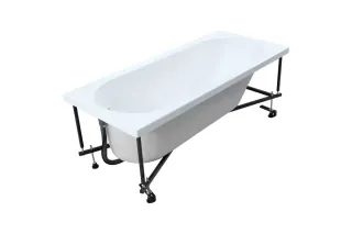 Акриловая ванна Aquanet Lotos 347883 170x75 см с каркасом с боковой и фронтальной панелями