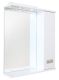 Шкаф-зеркало с подсветкой Onika Балтика 206704 правый 67см белый