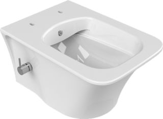 Подвесной унитаз Boheme Mirage с функцией биде белый глянец 965-2