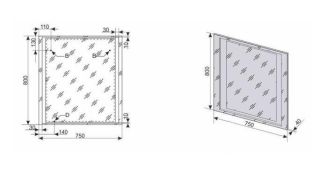 Style Line Зеркало Прованс 75 СС-00000443