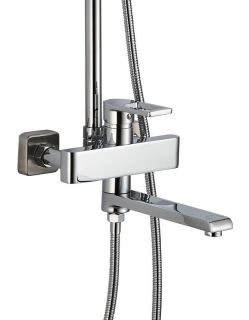 Душевая стойка Haiba HB2424 хром