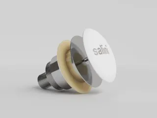 Донный клапан для ванны Salini S-Sense 15121WM D 401 белый матовый