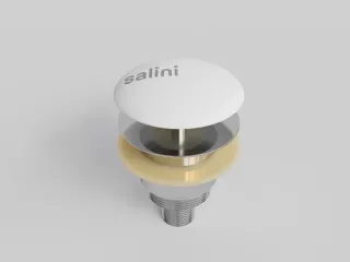 Донный клапан для ванны Salini S-Sense 15121WG D 401 белый глянцевый