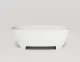 Ванна из искусственного камня Salini Sofia Light S-Sense 103711G 165x75см белый глянцевый