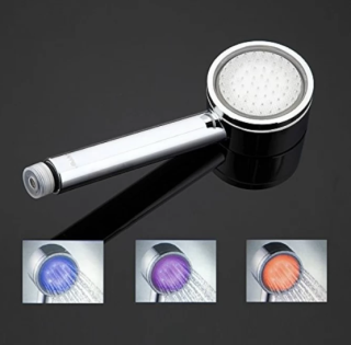 Душевая лейка Gappo G21 с LED-подсветкой хром