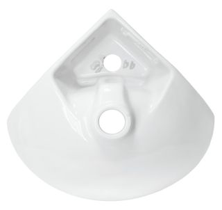 Раковина угловая Sanita Веер 44см белый