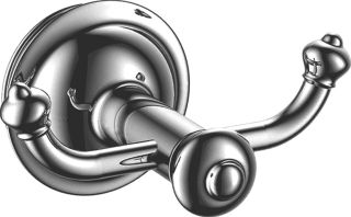 Двойной крючок Sapho Astor хром 1325-01