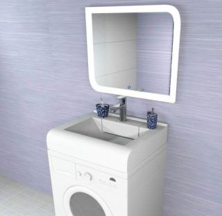 Раковина над стиральной машиной Stella Polar Корини 60см белый SP-00000237