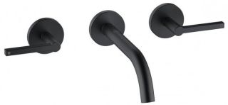 Встраиваемый смеситель для раковины Kludi Nova Fonte Puristic чёрный матовый 201443915