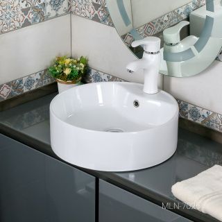 Накладная раковина Melana 7026-805 46см белый