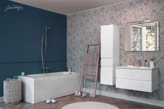 Пенал Jacob Delafon Madeleine EB2069D-J5 петли справа 35 см белый блестящий