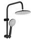 Душевая система Agger A0293544 смеситель с изливом, черный