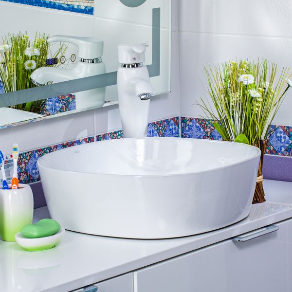 Накладная раковина Melana 78107-805 41см белый