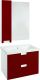 Тумба под раковину Bellezza Пегас 50см красный 00000011167