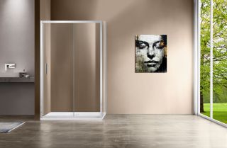 Душевой уголок Vincea Garda VSR-1G1015CL 150x100 см