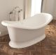 Ванна из литьевого мрамора Эстет Бостон ФР-00001046 с литым подиумом 180x74см белый