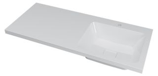 Раковина над стиральной машиной Madera Kamilla правая 110см белый 4627173210034