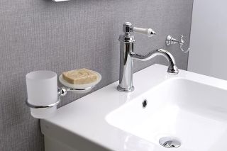 Стакан и мыльница Sapho Diamond хром 1317-04