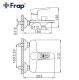 Смеситель для ванны и душа Frap F3249-6 черный хром