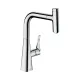 Смеситель для кухни Hansgrohe Metris Select 73802000 хром