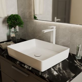 Смеситель для раковины DQ Bayern.Liszt DA1512008 белый матовый